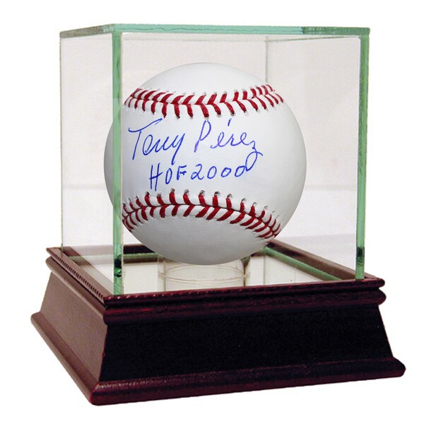 Tony Perez Signed MLB Baseball w/ HOF 2000 Inscription ( MLB Auth)