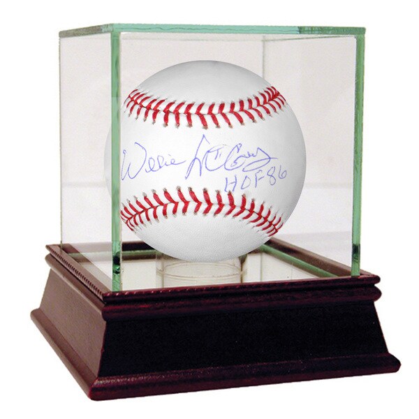 Willie McCovey MLB Baseball w/ "HOF" Insc.