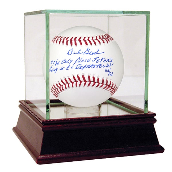 Dick Groch Signed Baseball w/Jeter’s Cooperstown Quote Insc (LE/92)