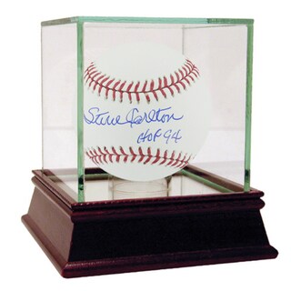 Steve Carlton MLB Baseball w/ "HOF 94" Insc.