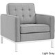 preview thumbnail 3 of 19, Loft Fabric Armchair