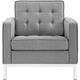 preview thumbnail 10 of 19, Loft Fabric Armchair