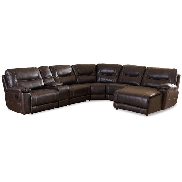 corner leather lounge with recliners