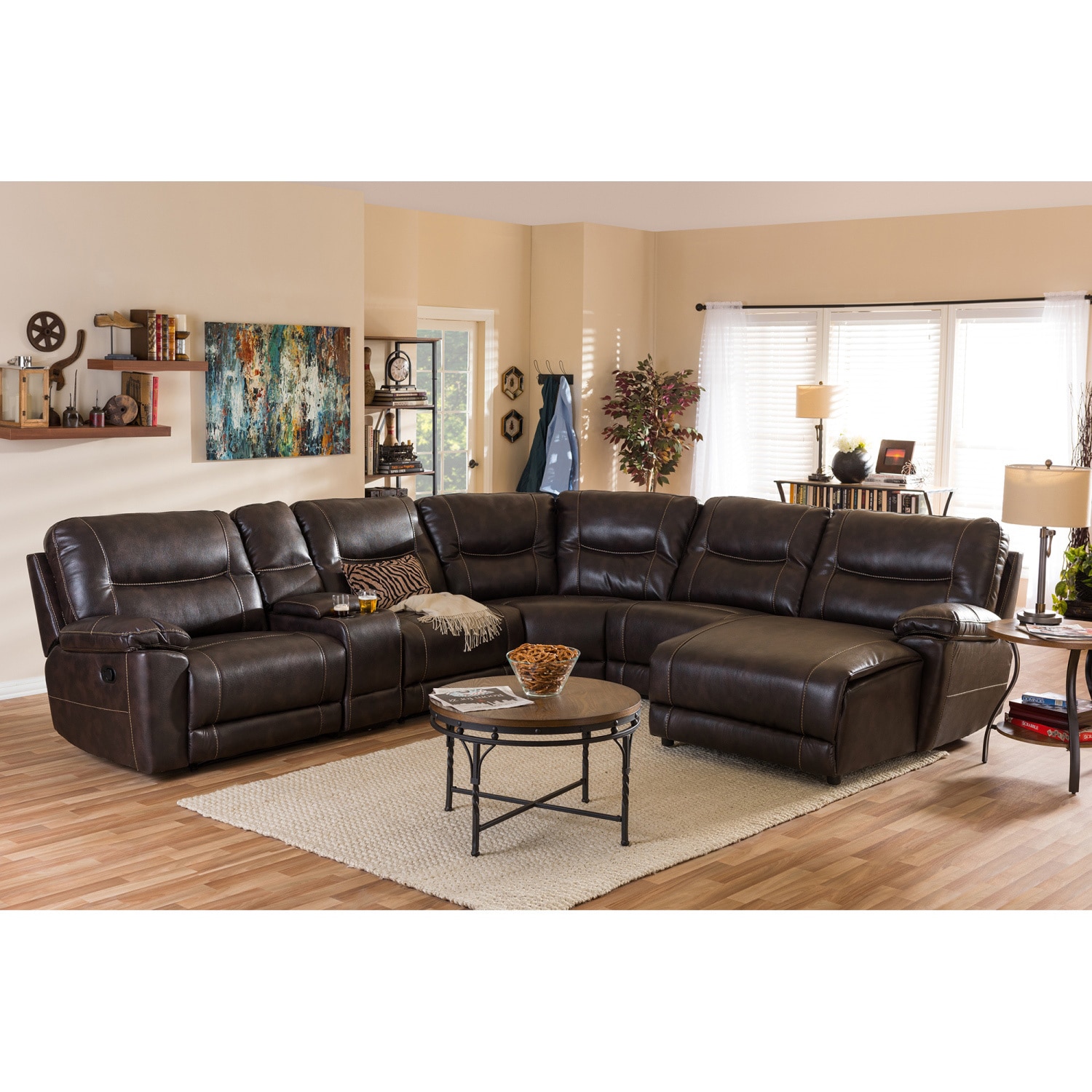 corner leather lounge suites with recliners