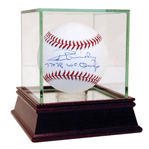 Ron Guidry MLB Baseball w/ "77, 78 WS Champs" Insc.