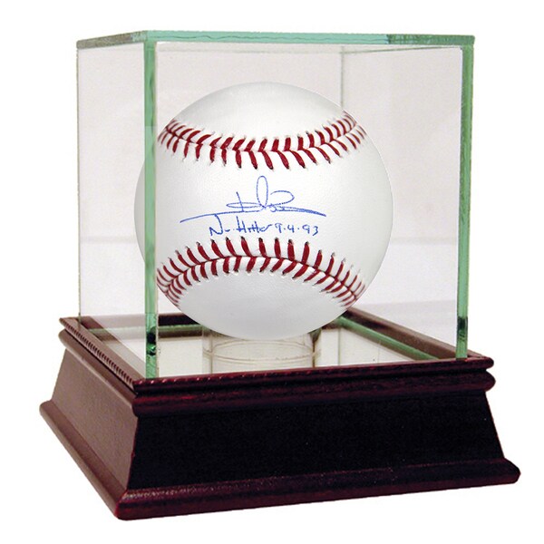 Jim Abbott Signed MLB Baseball w/ "No Hitter 9-4-93" Insc.