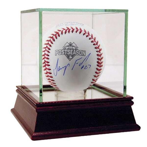 Jeurys Familia Signed MLB Official 2015 Postseason Logo Baseball