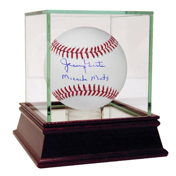 Jerry Grote Signed MLB Baseball w/ “Miracle Mets” Insc
