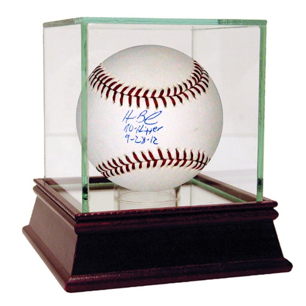 Homer Bailey Signed MLB Baseball w/ "No Hitter 9-28-12" Insc (MLB Auth)