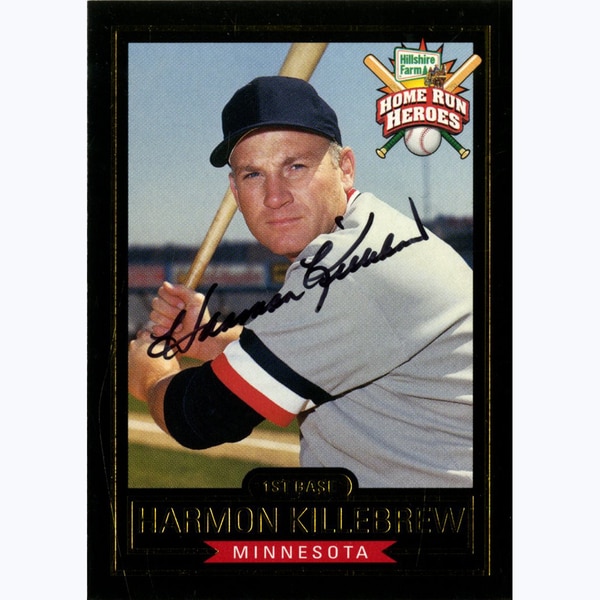 Harmon Killebrew Signed Minnesota Twins Hillshire Farms Home Run Heroes Card (JSA)