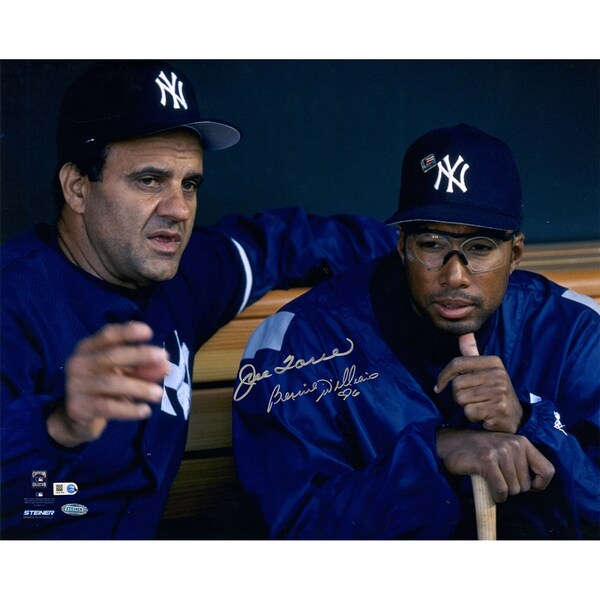Bernie Williams & Joe Torre Dual Signed 16x20 "Dugout" Photo (MLB Auth)