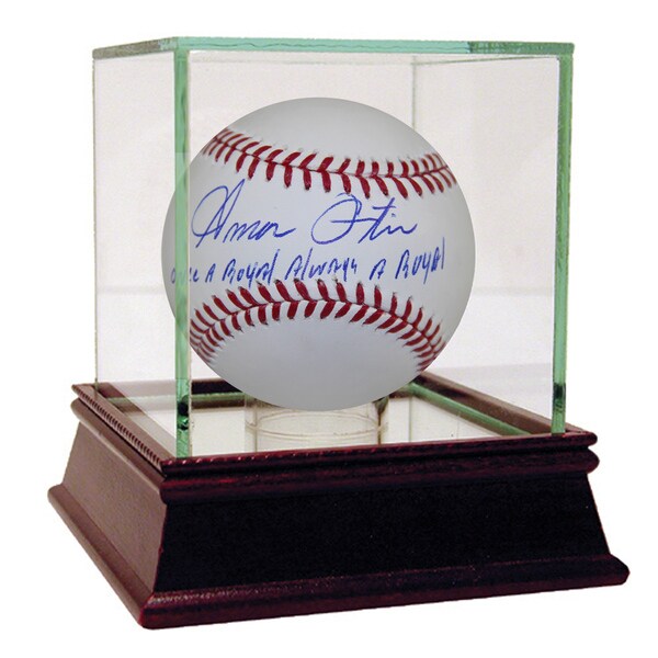 Amos Otis Autographed Baseball w/ "Once a Royal, Always A Royal" Inscription