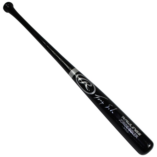 Jorge Soler Signed Big Stick Black Bat (PSA/DNA Auth)