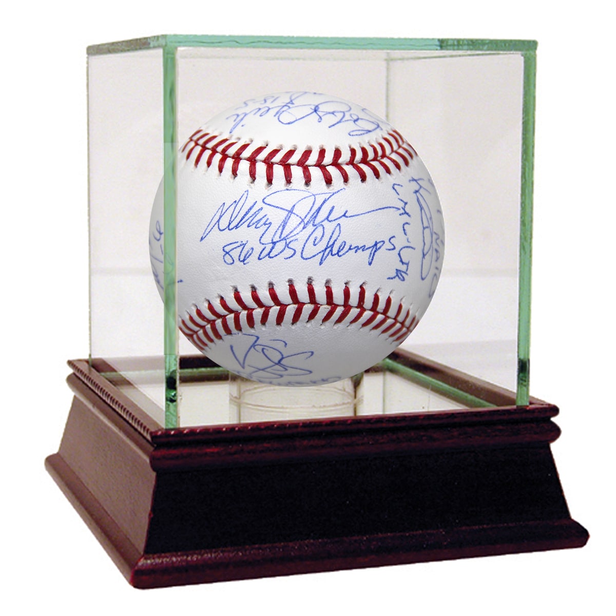 1986 mets autographed baseball
