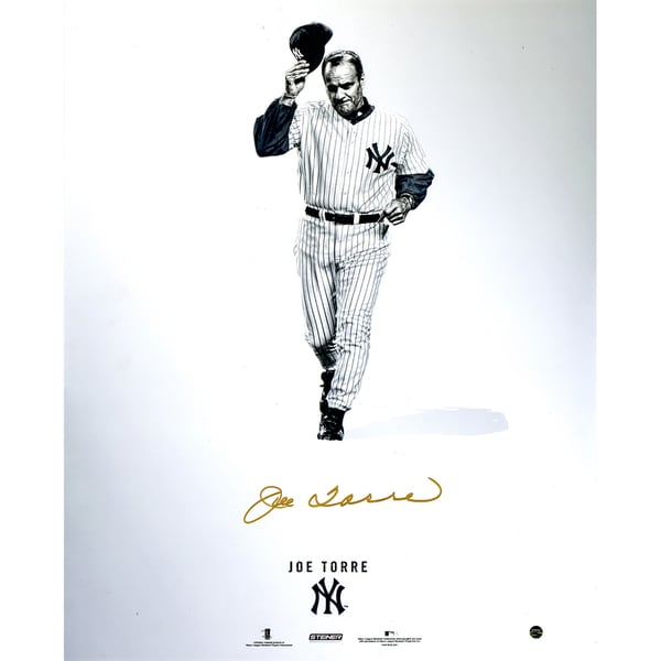 Joe Torre Signed Steiner Platinum Collection 16x20 Photo