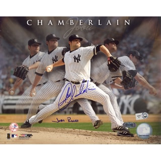 Joba Chamberlain Multi Exposure 8x10 Photo w/ Joba Rules Insc. (MLB Auth)