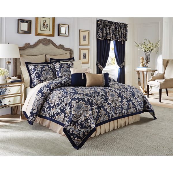 Shop Croscill Imperial Chenille Jacquard Woven Damask 4 Piece