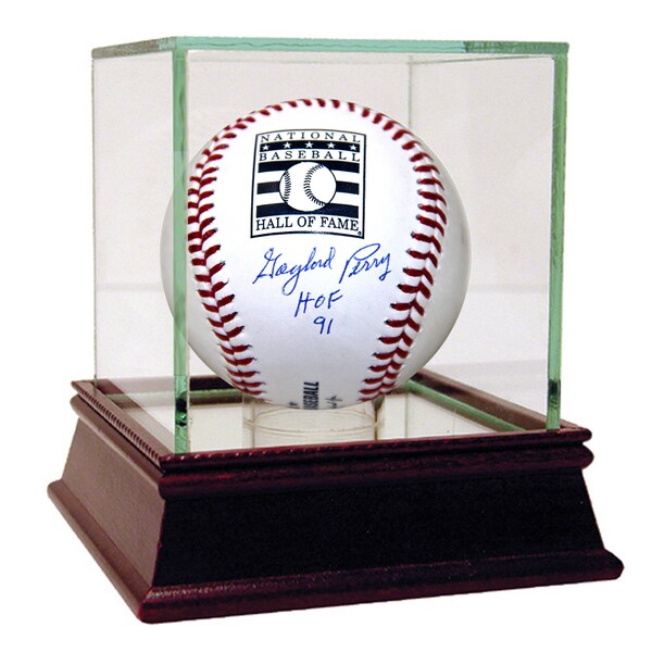 Gaylord Perry Signed HOF Baseball w/ "HOF 91" Insc (MLB Auth)