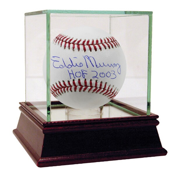 Eddie Murray Signed MLB Baseball w/ "HOF" Insc.