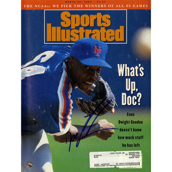 Dwight 'Doc' Gooden Signed 3/22/93 Sports Illustrated Magazine