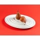 preview thumbnail 2 of 2, Red Vanilla Oval Serving Platter 14"