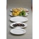 preview thumbnail 4 of 2, Red Vanilla Oval Serving Platter 14"