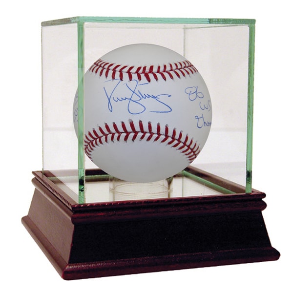 Darryl Strawberry Signed MLB Baseball w/ "83 ROY, 86 W.S. Champs" Insc.