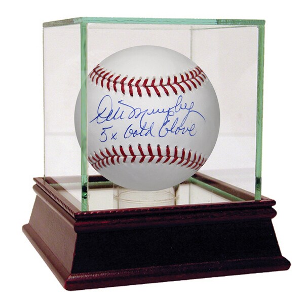 Dale Murphy Signed MLB Baseball w/ “5x Gold Glove” Insc (MLB Auth)