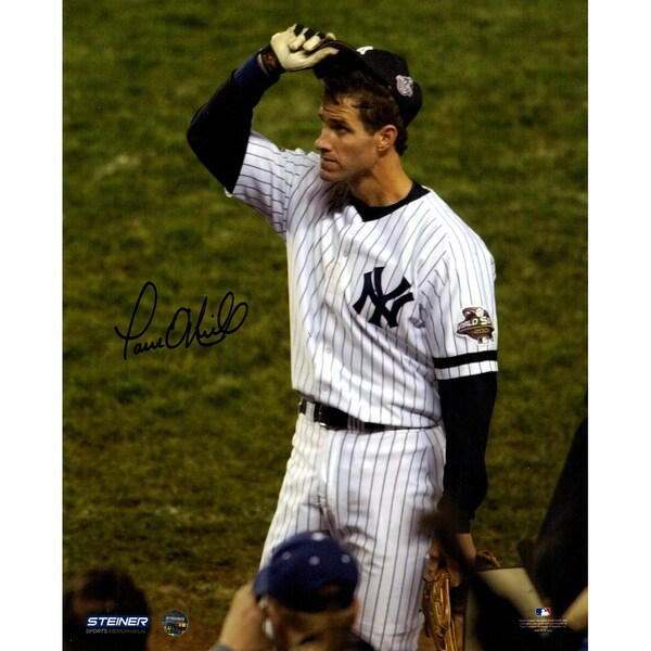 Paul O'Neill 2001 WS Tip Cap Vertical 8x10 Photo
