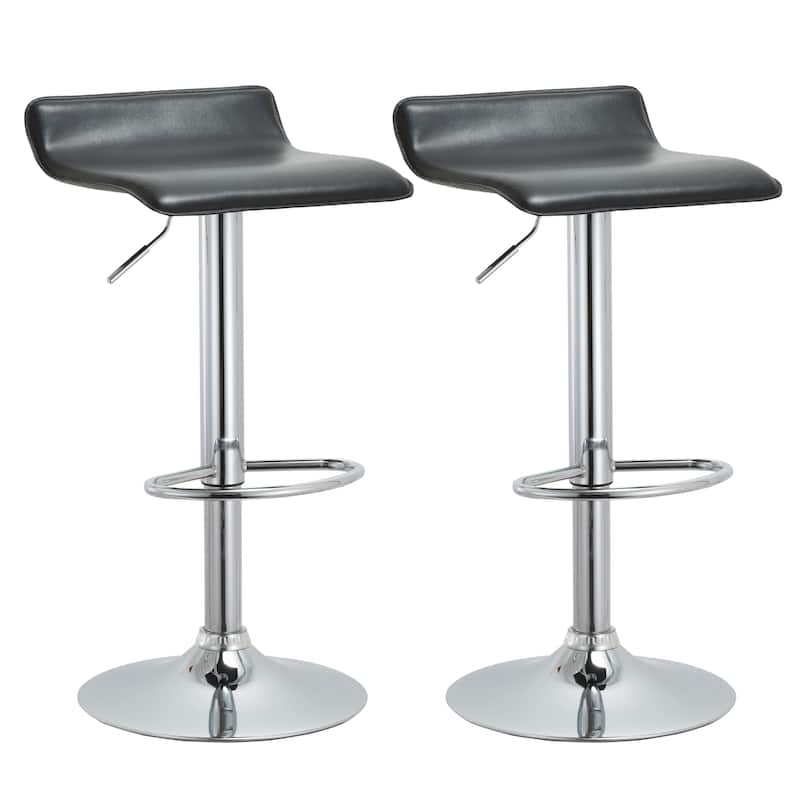 Modern Adjustable Bar Stools (Set of 2) - 23.5 - 31.5"h