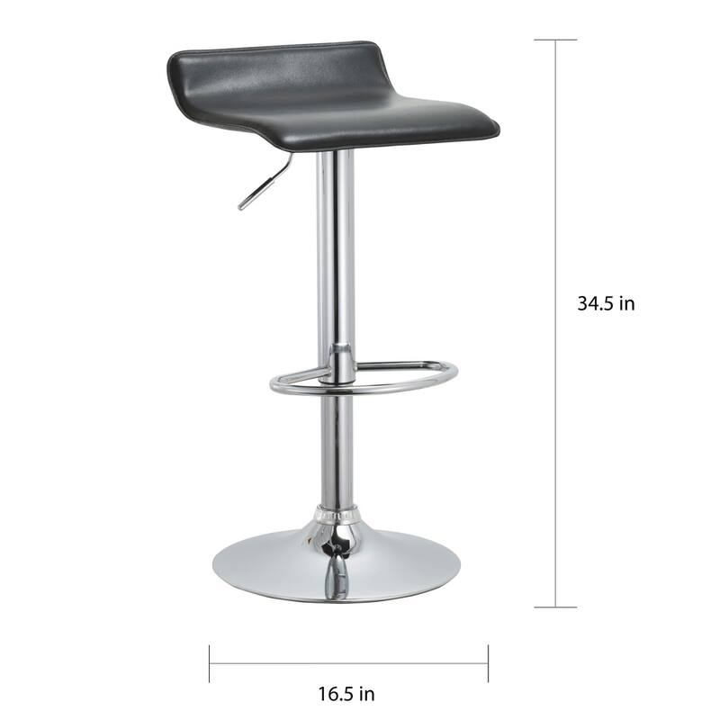 Modern Adjustable Bar Stools (Set of 2) - 23.5 - 31.5"h