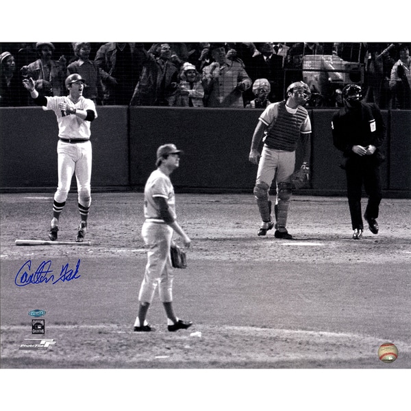 Carlton Fisk Signed "1975 WS Wave" 16x20 Photo