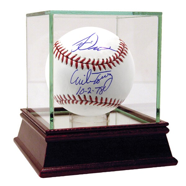 Bucky Dent/ Mike Torrez Dual Signed MLB Baseball w/ "10-2-78" Insc by Torrez