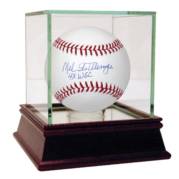Mel Stottlemyre Signed MLB Baseball w/ "4X WS Champs" Insc.