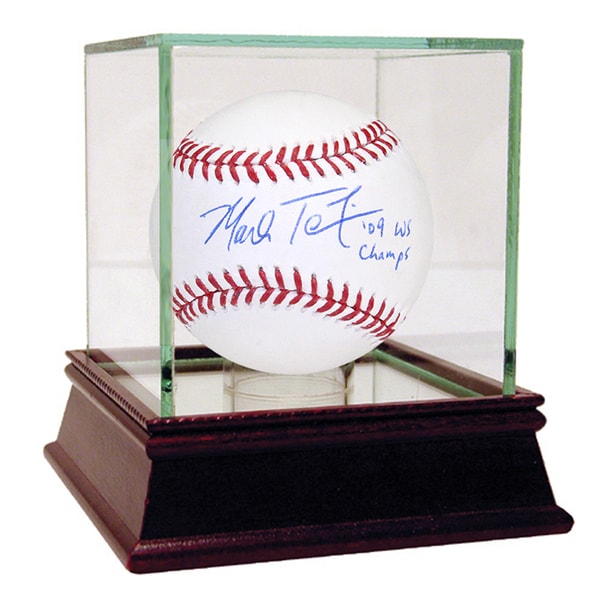 Mark Teixeira Signed MLB Baseball w/ "09 WS Champs" Insc.