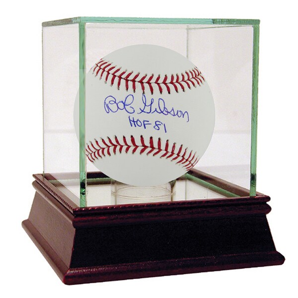 Bob Gibson Signed MLB Baseball w/ HOF Insc