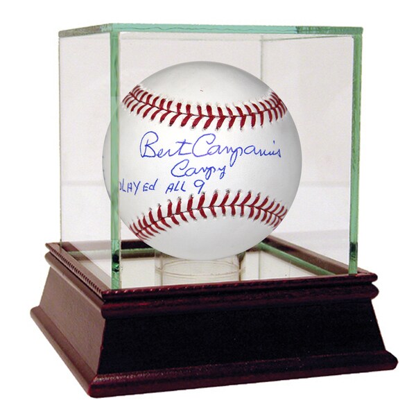 Bert Campaneris Signed MLB Baseball w/ “campy, played all 9, 6x AS, 649 SB, 6x SB Champ, 3x WSC” Insc