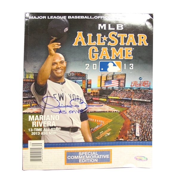 Mariano Rivera Autographed 2013 Commemorative All Star Game Program w/AS MVP Inscription