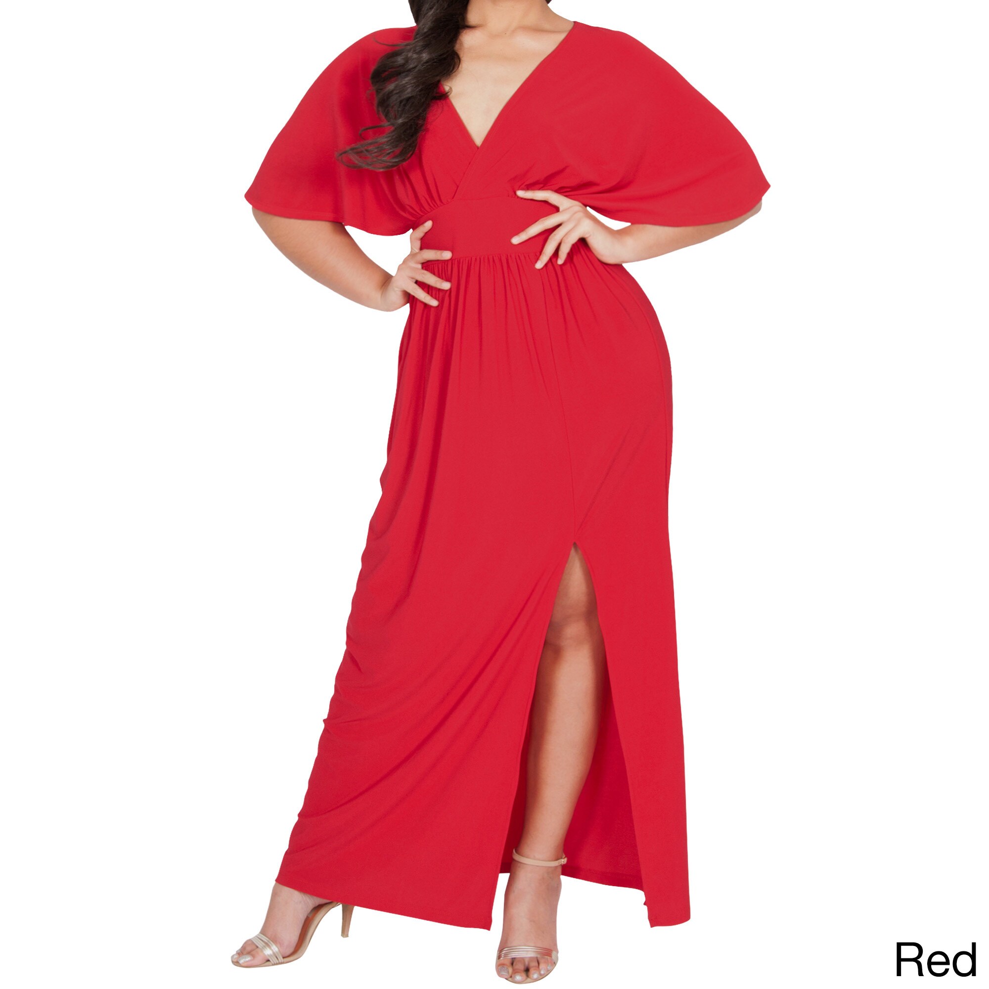 kimono maxi dress plus size