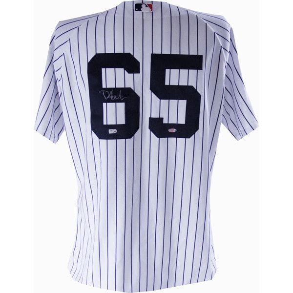 Phil Hughes Authentic Home Yankees Jersey - Signed On Back Number (MLB Auth)