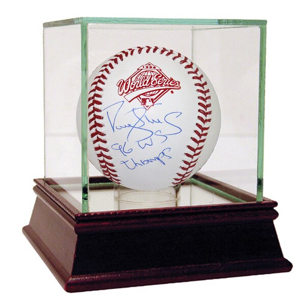 Darryl Strawberry Signed 1996 World Series Baseball w/ "96 WS Champs" Insc