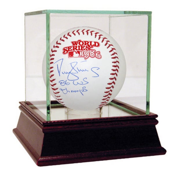 Darryl Strawberry 1986 World Series Baseball w/ "86 World Champs" Insc