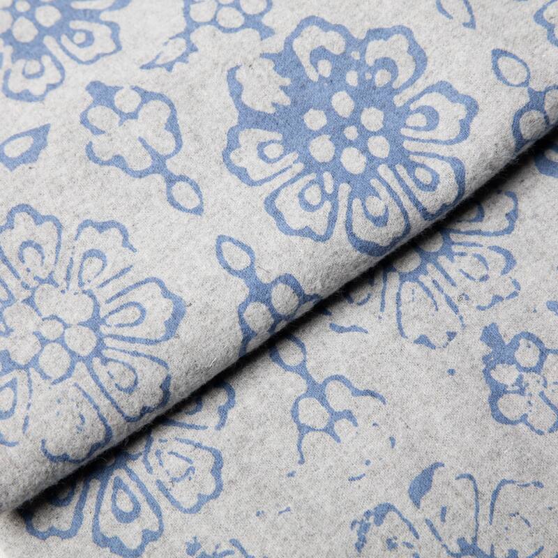 La Rochelle Abstract Heathered Flannel Sheet Set