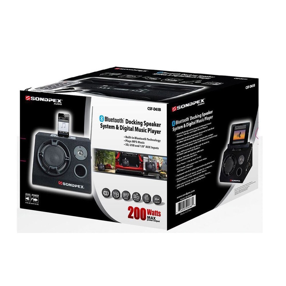 sondpex portable bluetooth active speaker system