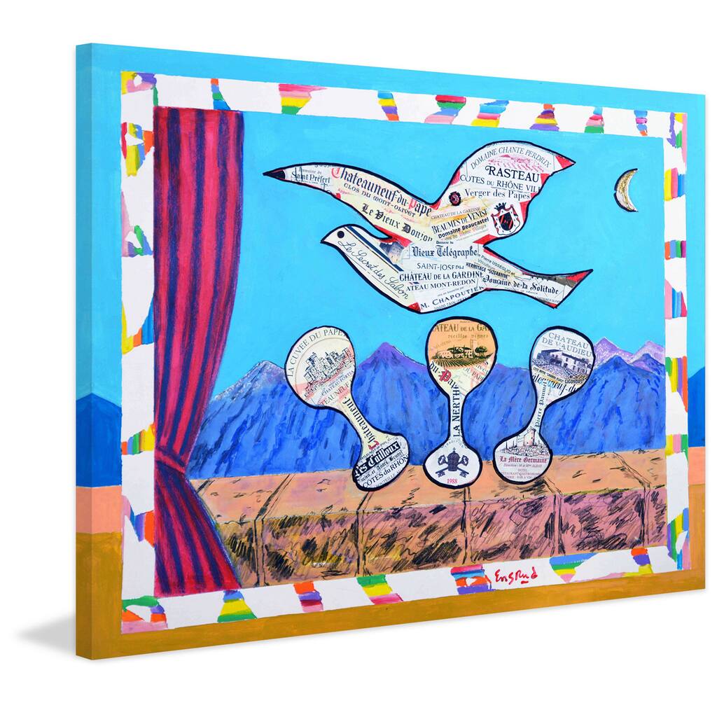 Marmont Hill - 'Enchantment' by Michael Woodward Painting Print on Canvas - Multi-Color