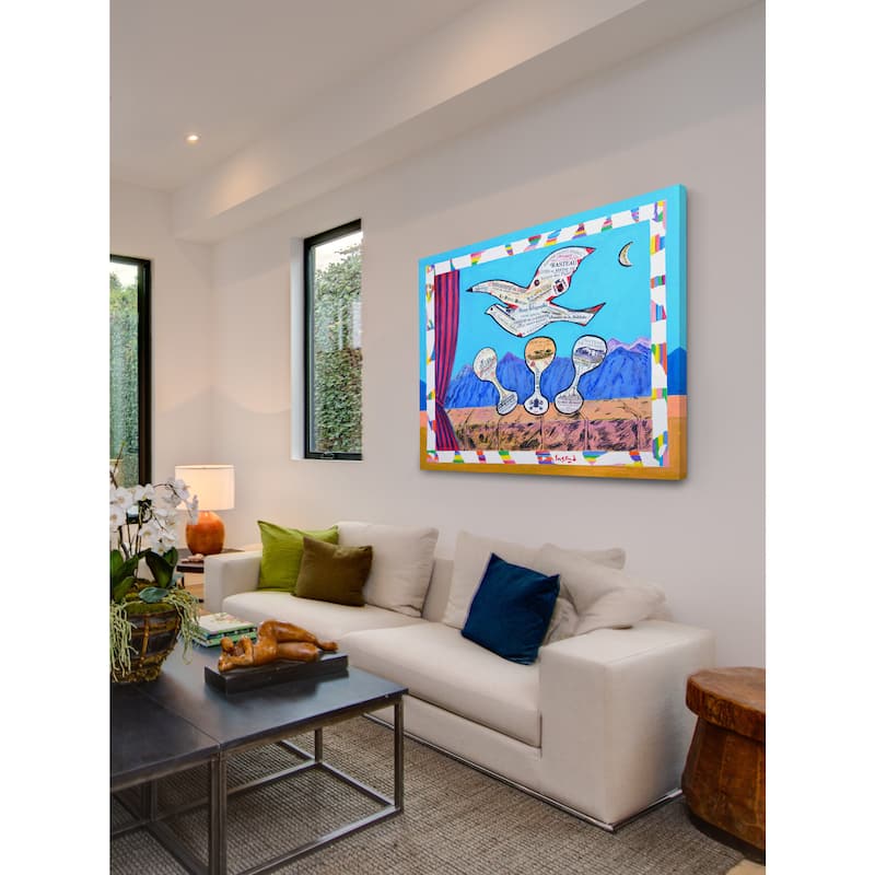 Marmont Hill - 'Enchantment' by Michael Woodward Painting Print on Canvas - Multi-Color