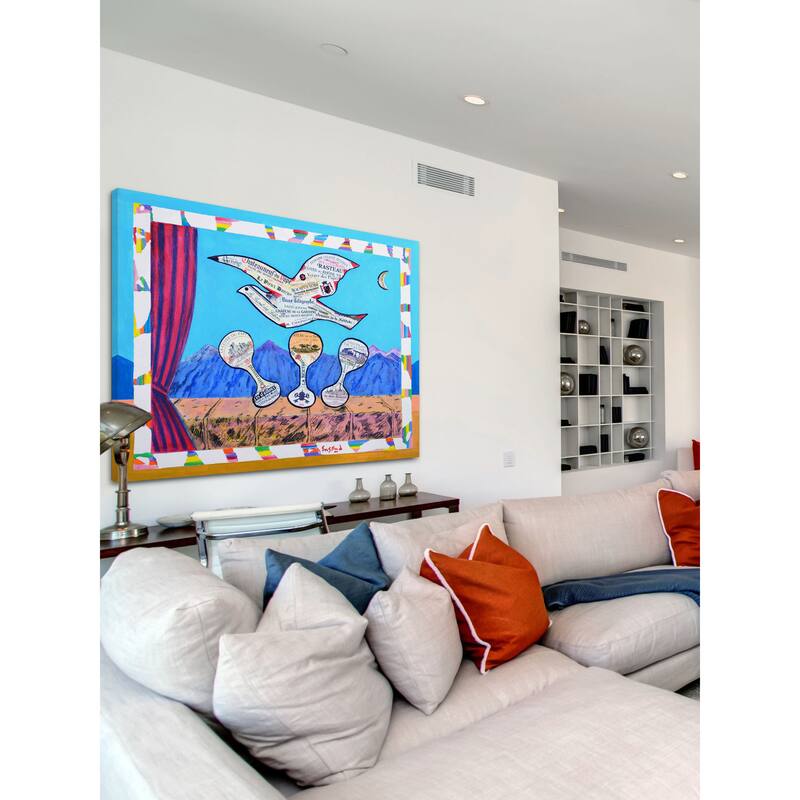 Marmont Hill - 'Enchantment' by Michael Woodward Painting Print on Canvas - Multi-Color