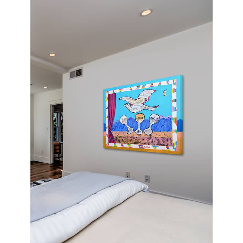 Marmont Hill - 'Enchantment' by Michael Woodward Painting Print on Canvas - Multi-Color