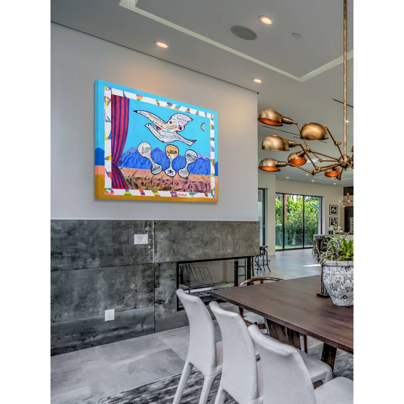 Marmont Hill - 'Enchantment' by Michael Woodward Painting Print on Canvas - Multi-Color