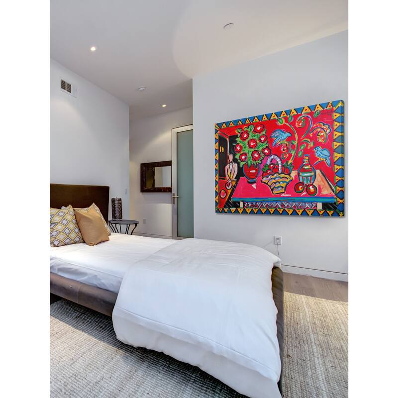 Marmont Hill - 'Felidia' by Michael Woodward Painting Print on Canvas - Multi-Color